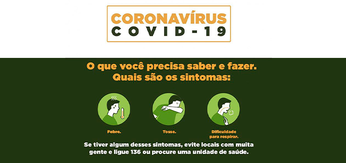 GUIA DE PREVENÇÃO SOBRE O CORONAVÍRUS